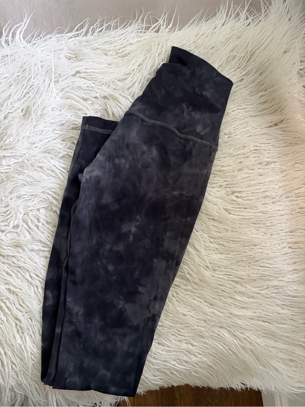 lululemon athletica Black Tie-Dye High-Rise Leggings